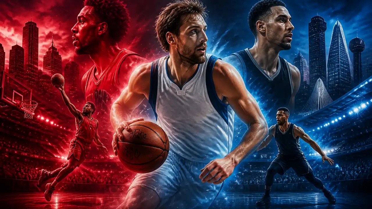 Dallas opens 2026-27 at Houston on Oct. 21, then hosts the Spurs cover