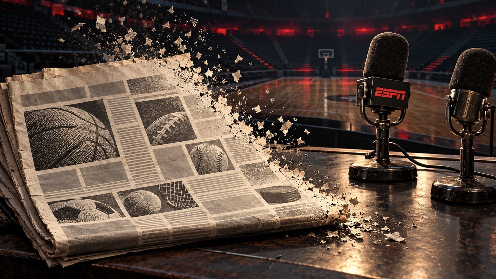 PTI turns 25 with Kornheiser and Wilbon mourning the newspaper sports section cover