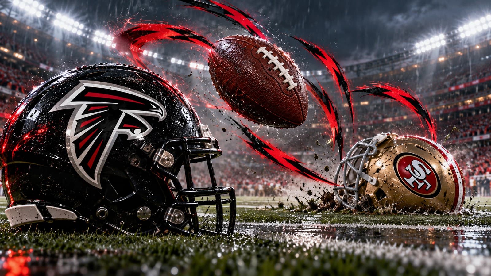 Falcons force four turnovers and hand the 49ers their first loss, 29-20 cover
