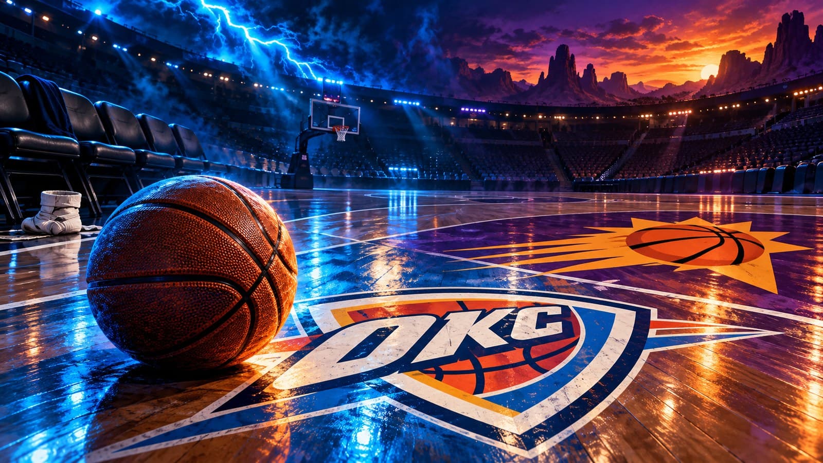 Ajay Mitchell scores a career-high 30 as the short-handed Thunder beat Phoenix to go 4-0 cover